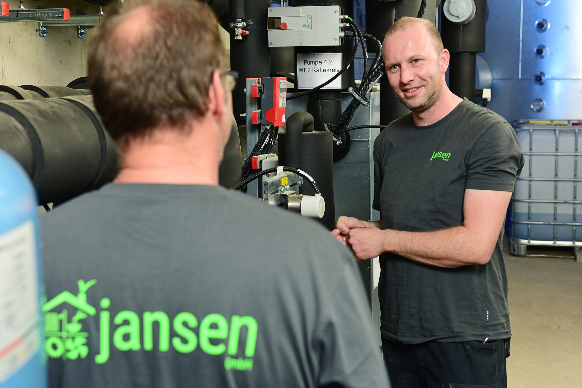 B. Jansen GmbH bei der Arbeit